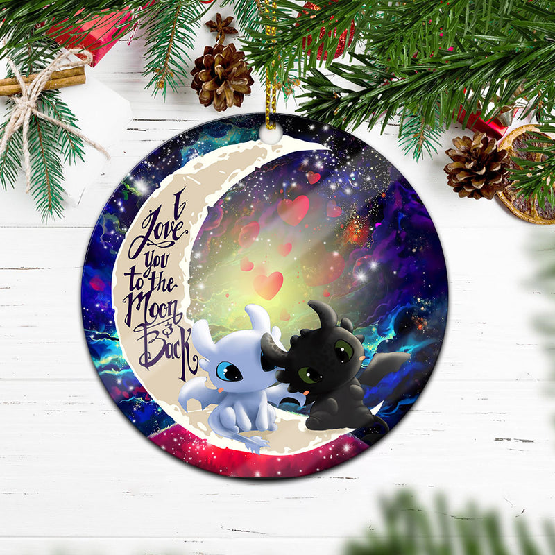 Toothless Light Fury Night Fury Love You To The Moon Galaxy Mica Circl