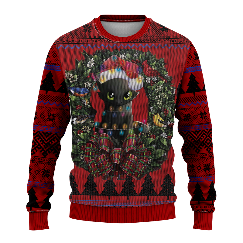 Toothless 1 Åäìý_How To Train Your Dragon Mc Ugly Christmas Sweater Thanksgiving Gift Nearkii