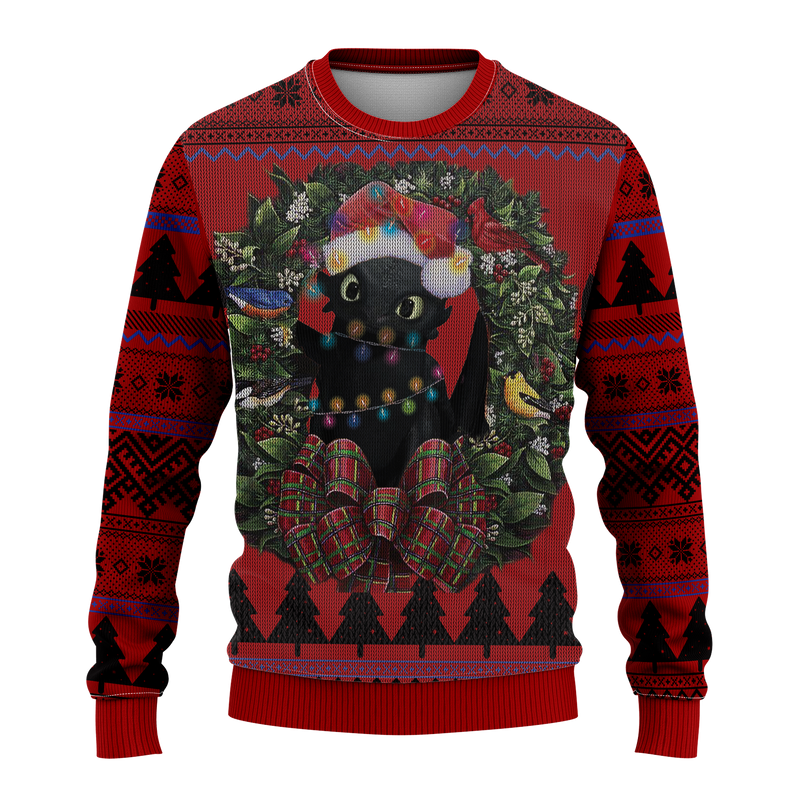 Toothless 2 Åäìý_How To Train Your Dragon Mc Ugly Christmas Sweater Thanksgiving Gift Nearkii