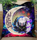 Toothless And Light Fury How To Train Your Dragon Love You To The Moon Galaxy Quilt Blanket Nearkii