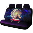 Totoro Ghibli Snorlax Pokemon Love You To The Moon Galaxy Car Back Seat Covers Decor Protectors Nearkii