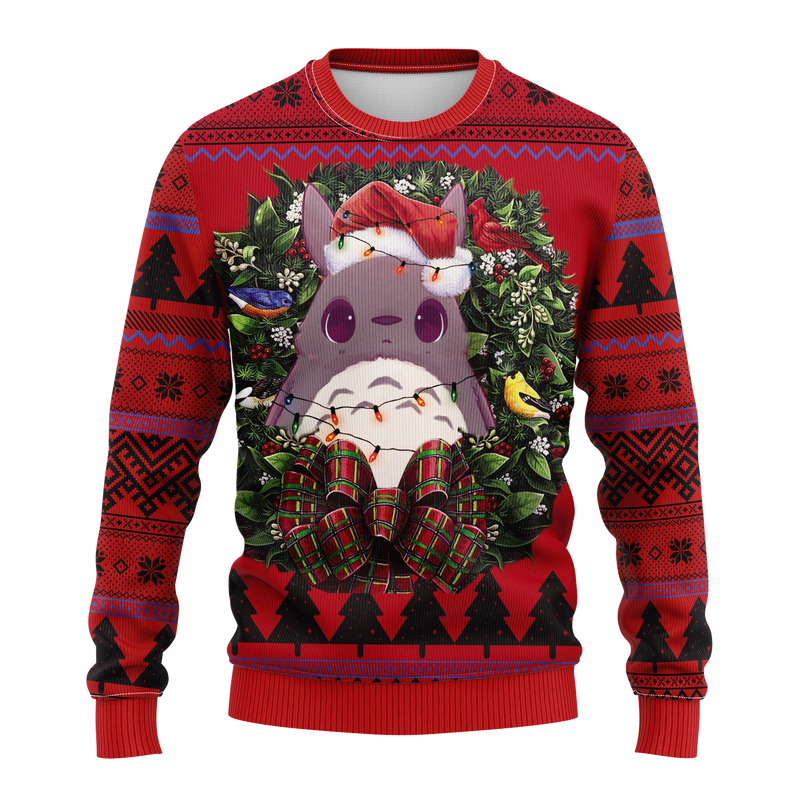 Totoro Noel Mc Ugly Christmas Sweater Thanksgiving Gift Nearkii