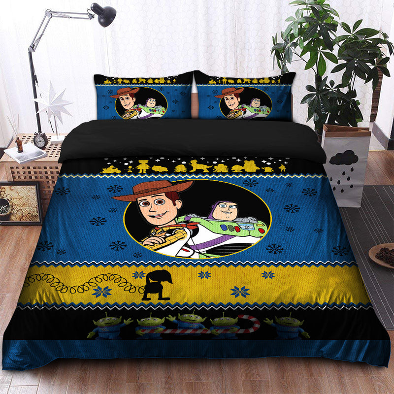 Toy Story Christmas Bedding Set Duvet Cover And 2 Pillowcases Nearkii