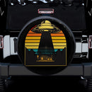 UFO Car Spare Tire Covers Gift For Campers Nearkii