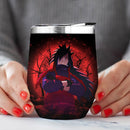 Uchiha Madara Moonlight Love You To Moon And Back Premium Wine Tumbler Nearkii