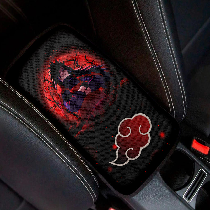 Uchiha Madara Moonlight Premium Custom Armrest Center Console Cover Car Accessories Nearkii