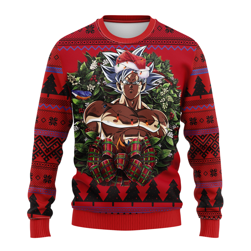 Ultra Instinct Goku Noel Mc Ugly Christmas Sweater Thanksgiving Gift Nearkii