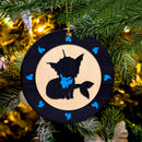 Umbreon Pokemon Wood Circle Ornament Perfect Gift For Holiday Nearkii