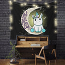 Unicorn Love You To The Moon Tapestry Room Decor Nearkii