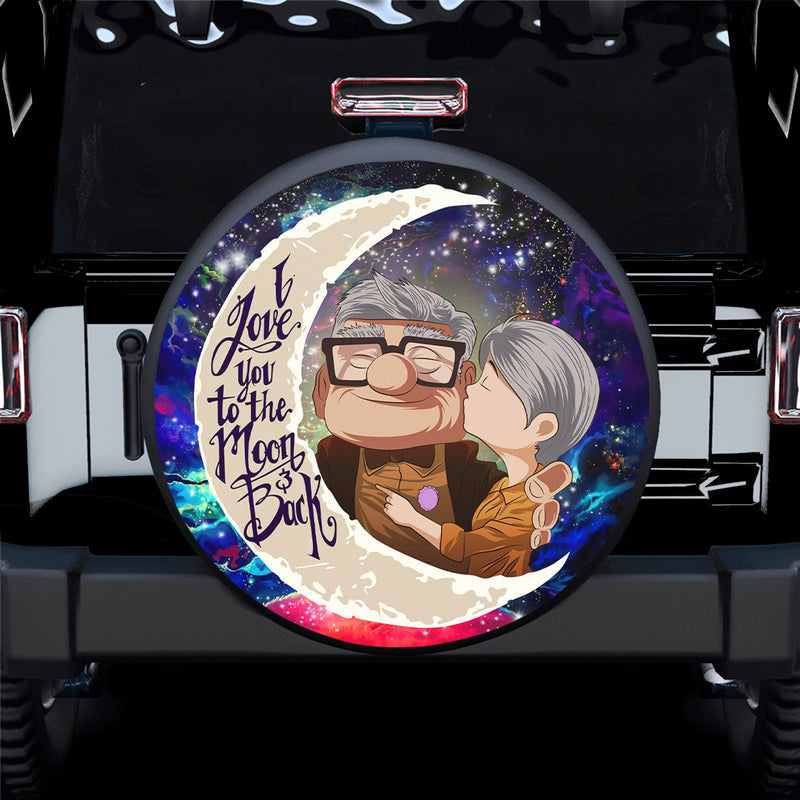 Up Couple Love You To The Moon Galaxy Spare Tire Covers Gift For Campers Nearkii