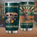 Upper Class Trailer Trash Camping Camfire Tumbler 2023 Nearkii