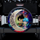 Vegeta And Bulma Dragon Ball Love You To The Moon Galaxy Car Spare Tire Covers Gift For Campers Nearkii