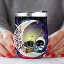 Wall-E Couple Love You To Moon And Back Premium Wine Tumbler Nearkii