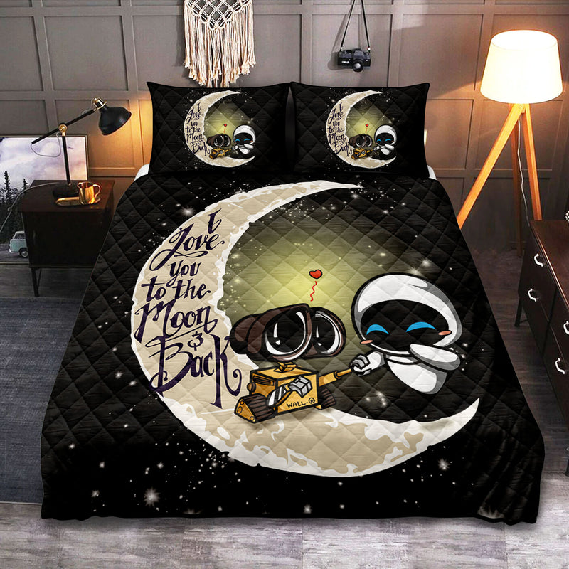 Wall E Couple To The Moon Quilt Bed Sets Nearkii