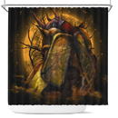 Wargreymon Digimon Moonlight Shower Curtain Nearkii