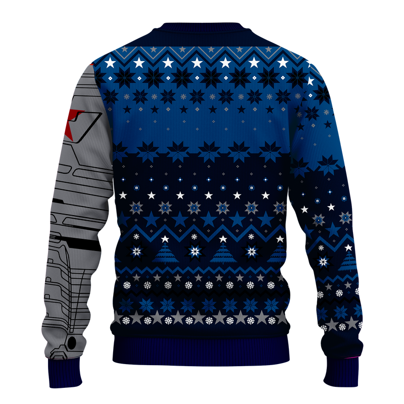 Winter Soldier Ugly Christmas Sweater Xmas Gift Nearkii