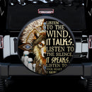 Wolf Native American Car Spare Tire Covers Gift For Campers Nearkii