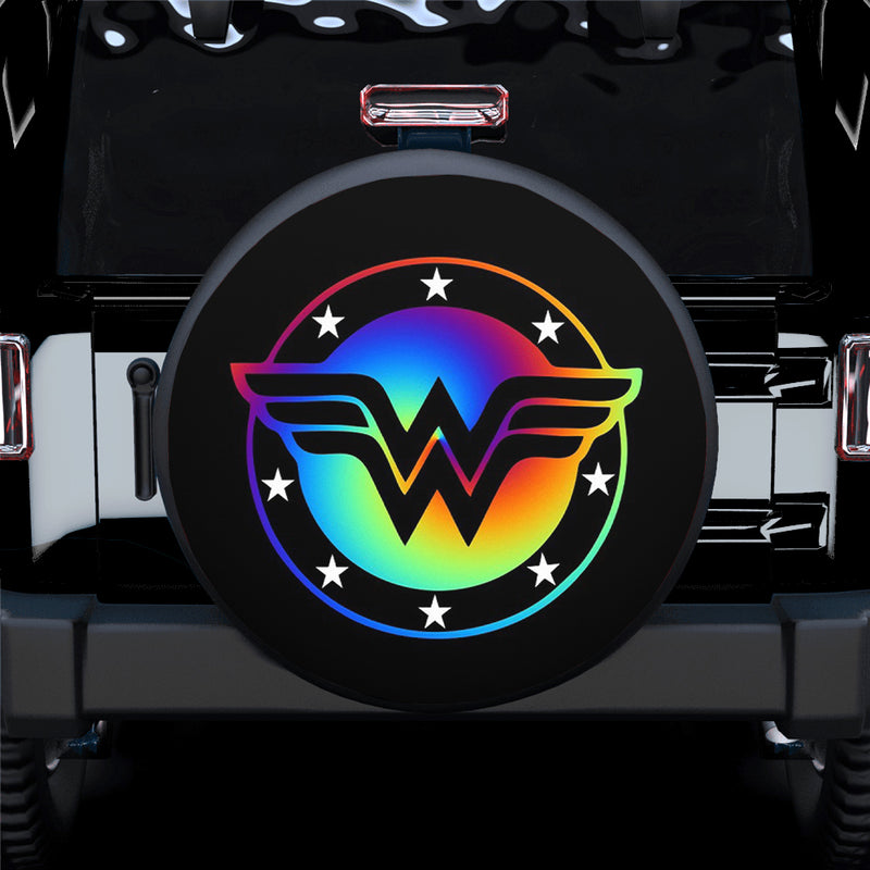 Wonder Woman Rainbow Spare Tire Covers Gift For Campers Nearkii
