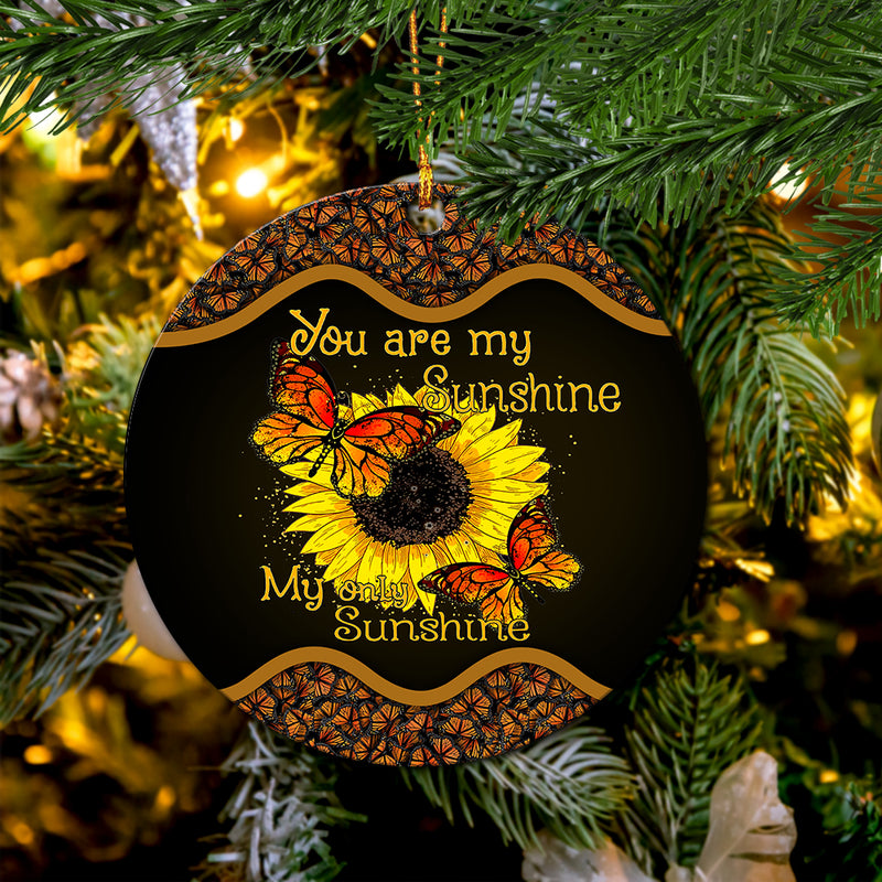 You Are My Sunshine My Only Sunshine Mica Ornament Perfect Gift For Holiday Nearkii