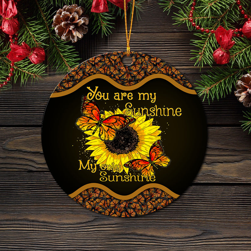 You Are My Sunshine My Only Sunshine Mica Ornament Perfect Gift For Holiday Nearkii