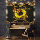 You Are My Sunshine My Only Sunshine Sunflower Butterfly Tapestry Room Decor Nearkii