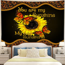 You Are My Sunshine My Only Sunshine Sunflower Butterfly Tapestry Room Decor Nearkii