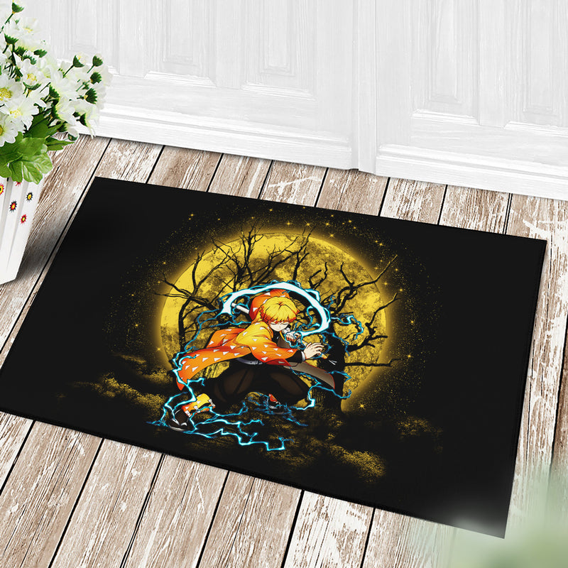 Zenitsu Demonslayer Moonlight Door Mats Home Decor