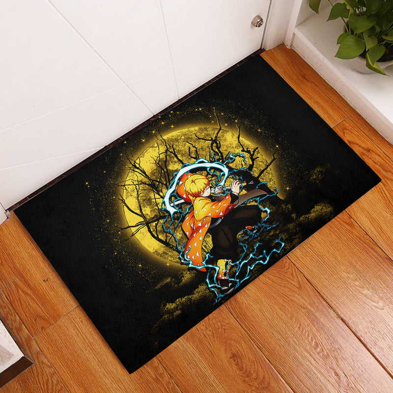 Zenitsu Demonslayer Moonlight Door Mats Home Decor