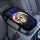 Zenitsu And Nezuko Chibi Demon Slayer Love To Moon Back Galaxy Premium Custom Armrest Center Console Cover Car Accessories Nearkii