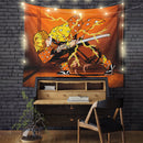 Zenitsu Demon Slayer Tapestry Room Decor Nearkii
