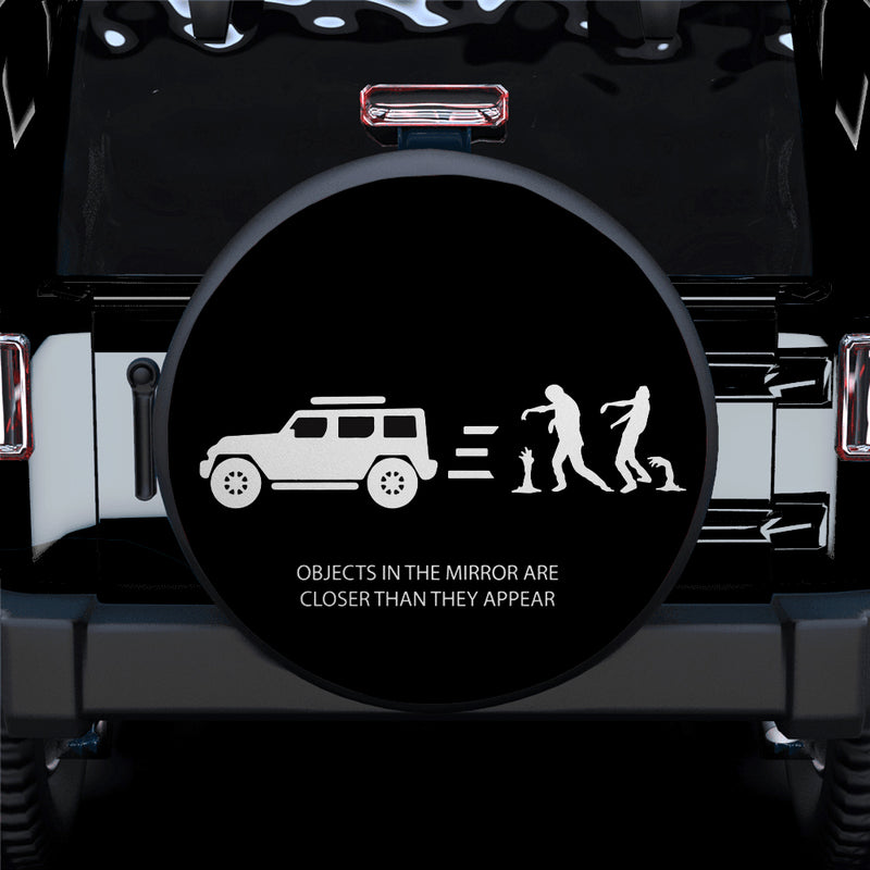 Zombie Are Closer Than They Appear Funny Jeep Car Spare Tire Covers Gift For Campers Nearkii