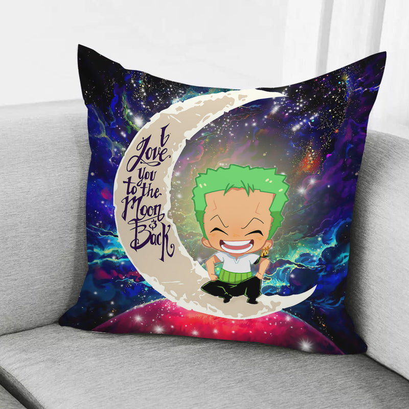 Zoro One Piece Love You To The Moon Galaxy Pillowcase Room Decor Nearkii