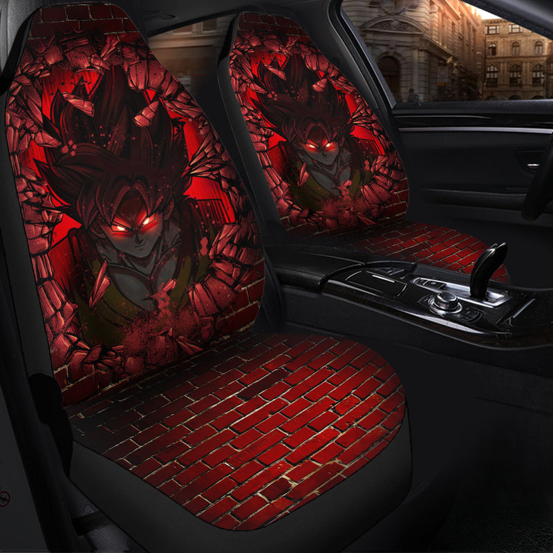 Goku Break Wall Car Seat Covers Nearkii