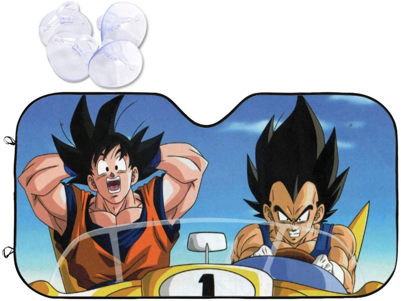 Dragon Ball Goku And Vegeta Car Auto Sunshades Nearkii