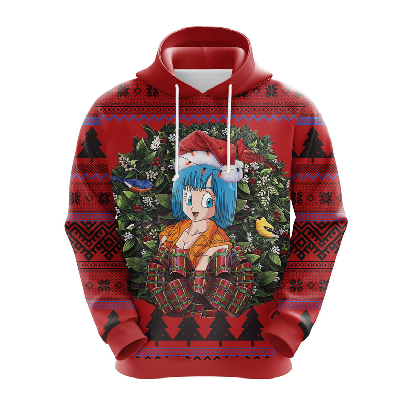 Bulma Goku Dragon Ball Noel Christmas Cute Noel Mc Ugly Hoodie Amazing Gift Idea Thanksgiving Gift Nearkii