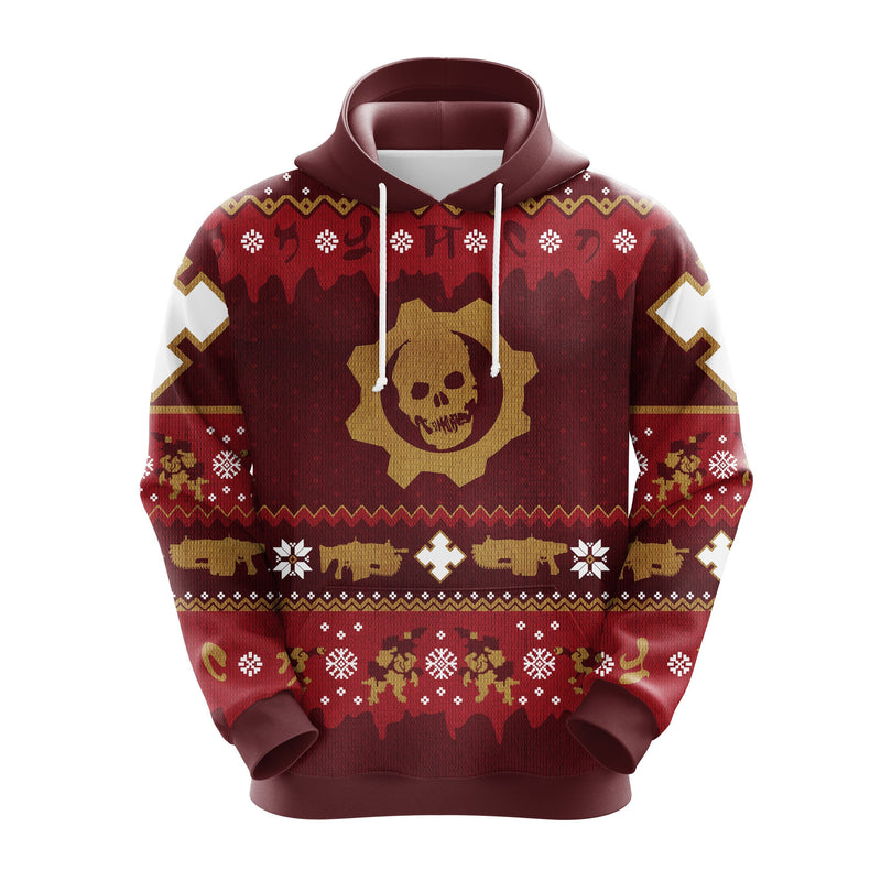 Red Skull Christmas Christmas Cute Noel Mc Ugly Hoodie Amazing Gift Idea Thanksgiving Gift Nearkii