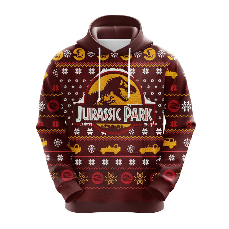 Jurrassic Park Christmas Cute Noel Mc Ugly Hoodie Amazing Gift Idea Thanksgiving Gift Nearkii