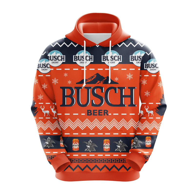 Busch Beer Christmas Cute Noel Mc Ugly Hoodie Amazing Gift Idea Thanksgiving Gift Nearkii