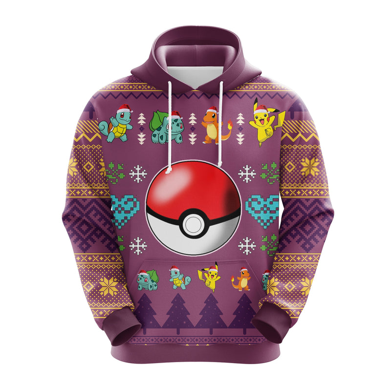 Pokemon Christmas Cute Noel Mc Ugly Hoodie Amazing Gift Idea Thanksgiving Gift Nearkii