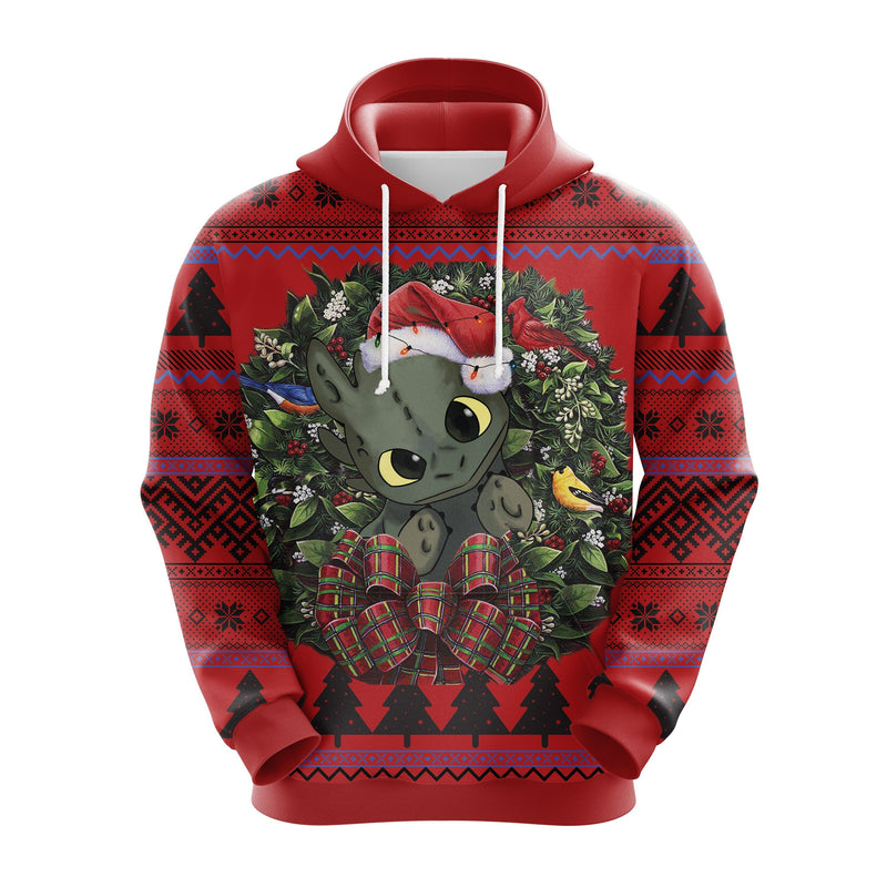 Toothless How To Train Your Dragon Noel Christmas Cute Noel Mc Ugly Hoodie Amazing Gift Idea Thanksgiving Gift Nearkii