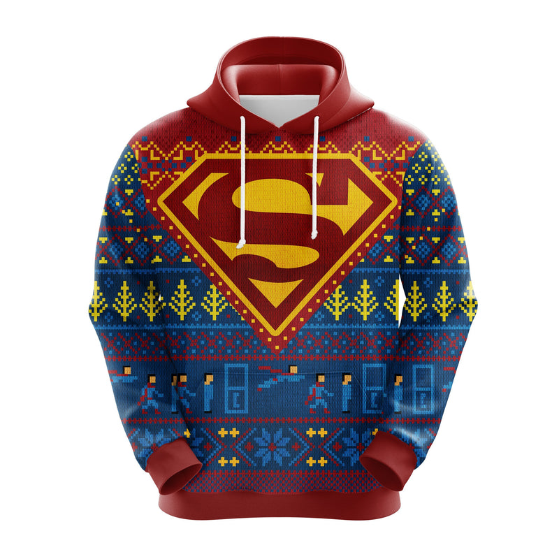 Superman Christmas Cute Noel Mc Ugly Hoodie Amazing Gift Idea Thanksgiving Gift Nearkii