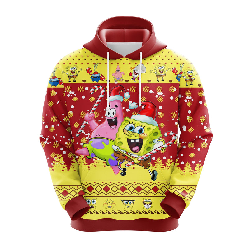 Spongebob Patrick Christmas Cute Noel Mc Ugly Hoodie Amazing Gift Idea Thanksgiving Gift Nearkii