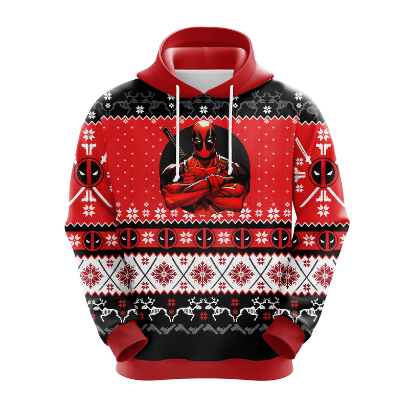 Xmas Deadpool Christmas Cute Noel Mc Ugly Hoodie Amazing Gift Idea Thanksgiving Gift Nearkii