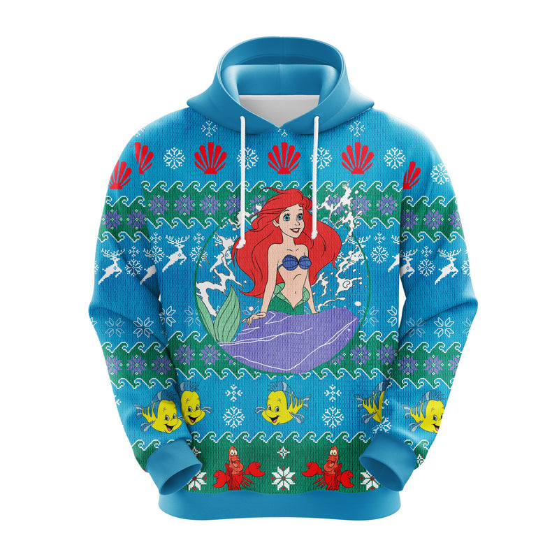 Mermaid Christmas Cute Noel Mc Ugly Hoodie Amazing Gift Idea Thanksgiving Gift Nearkii