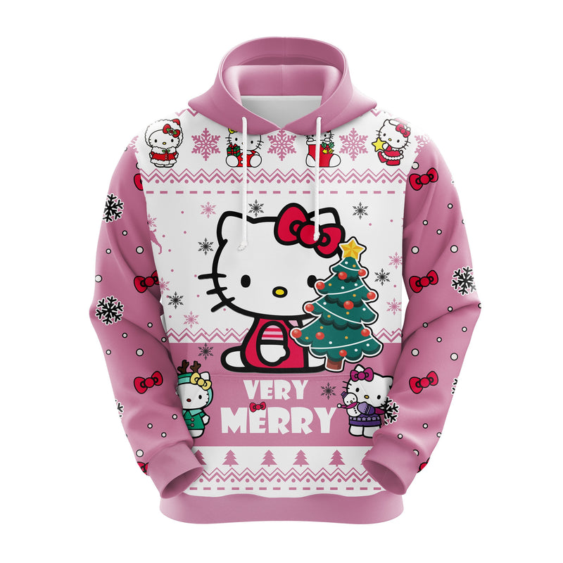 Hello Kitty 1 Christmas Cute Noel Mc Ugly Hoodie Amazing Gift Idea Thanksgiving Gift Nearkii