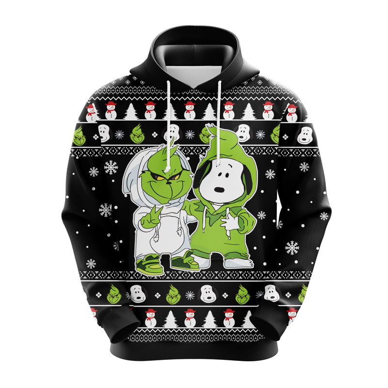 Grinch And Snoopy Christmas Cute Noel Mc Ugly Hoodie Amazing Gift Idea Thanksgiving Gift Nearkii