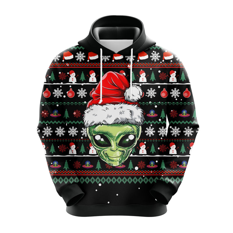 Alien Santa Christmas Cute Noel Mc Ugly Hoodie Amazing Gift Idea Thanksgiving Gift Nearkii