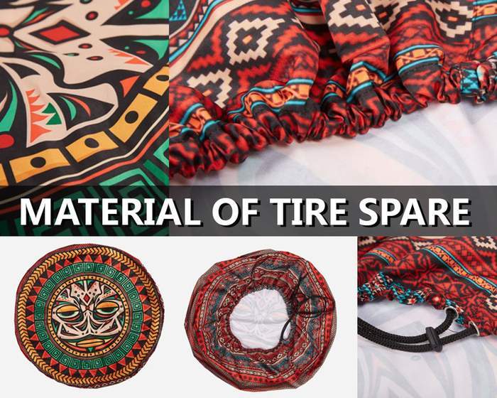Dragonfly Mandala Let It Be Car Spare Tire Covers Gift For Campers Nearkii