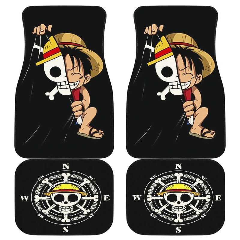 Luffy Cute One Piece Car Floor Mats Car Accessories Nearkii