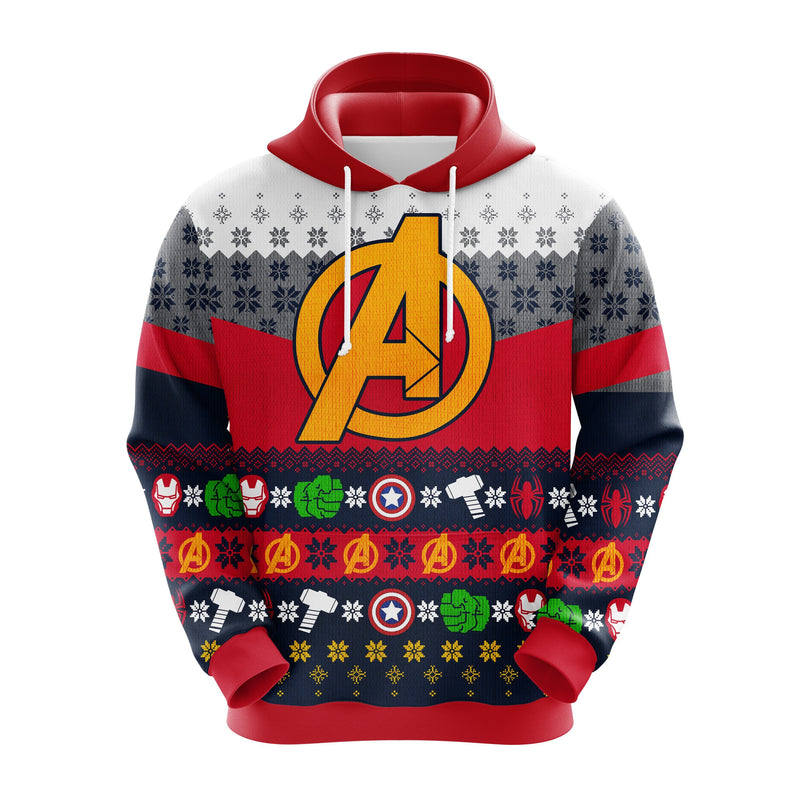 Avengers Team Christmas Cute Noel Mc Ugly Hoodie Amazing Gift Idea Thanksgiving Gift